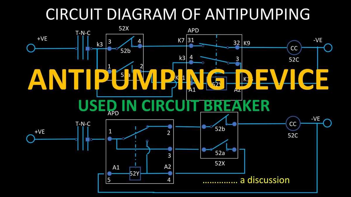 anti pumping relay circuit diagram anti pumping relay circuit diagram