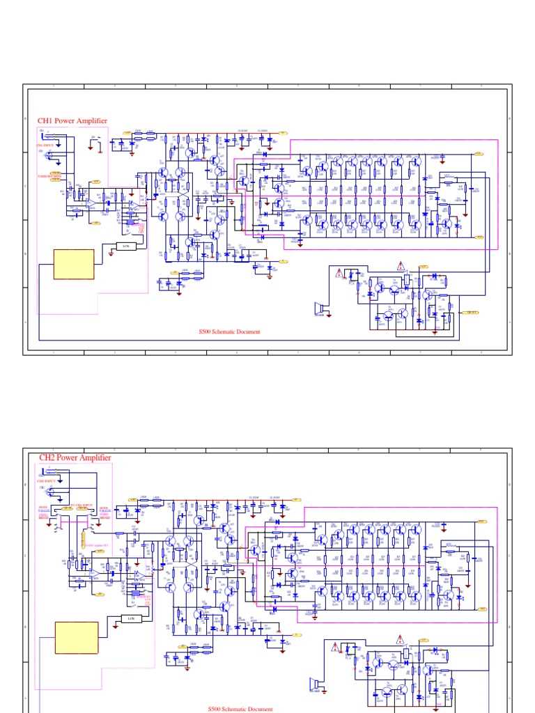500 watts amplifier circuit diagram