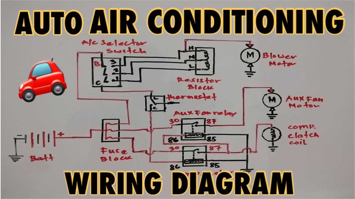 car aircon electrical wiring diagram