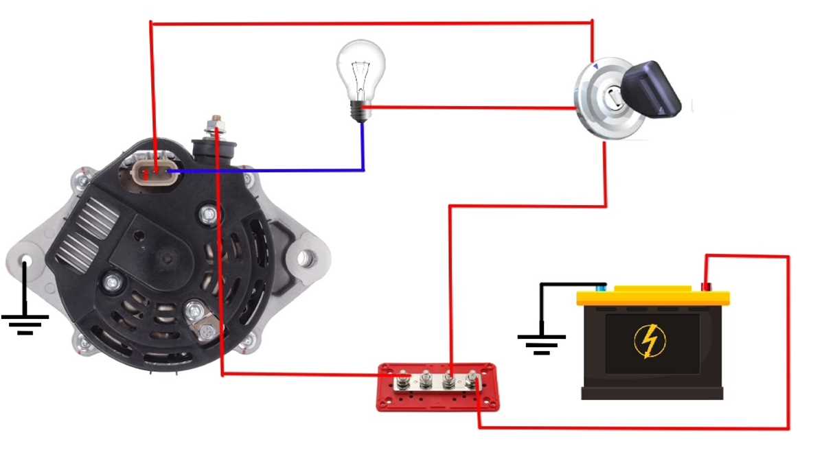 3 wire delco alternator wiring diagram