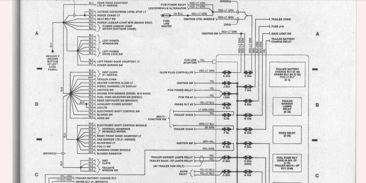 1993 ford f150 tail light wiring diagram
