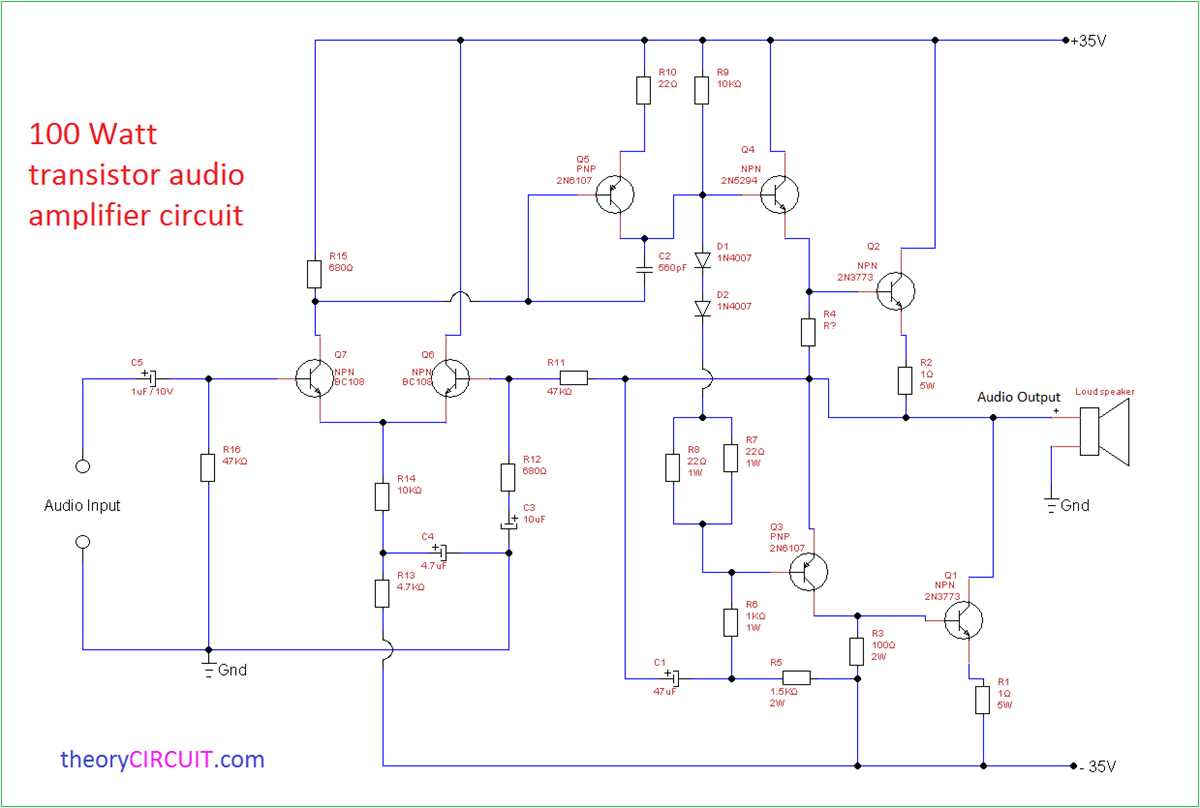 audio preamplifier circuit diagram