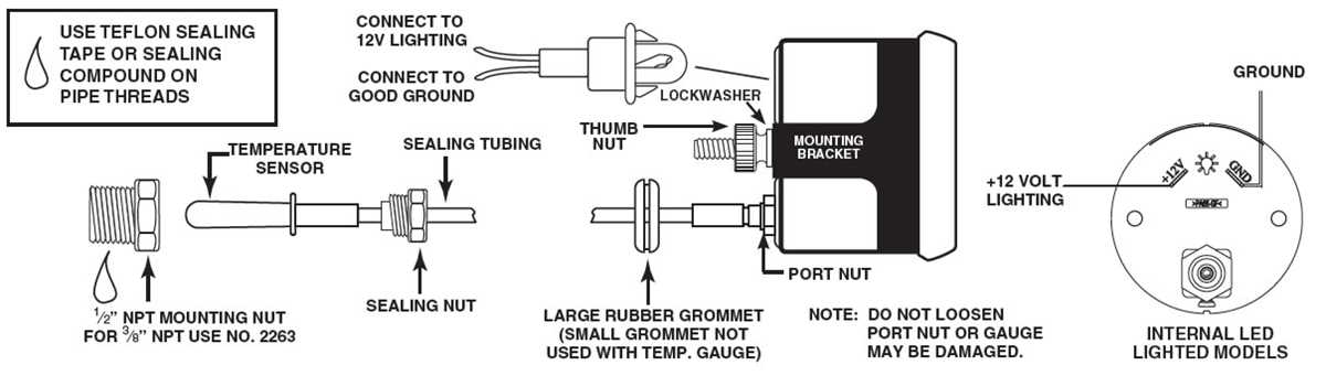 autometer pyrometer wiring diagram