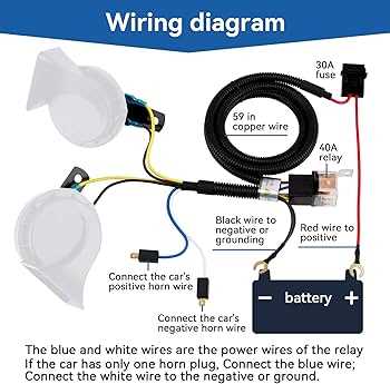 automotive horn wiring diagram