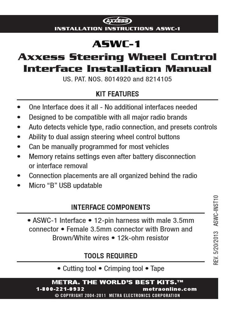 axxess interface wiring diagram