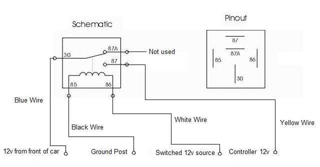 12 volt relay wiring diagram