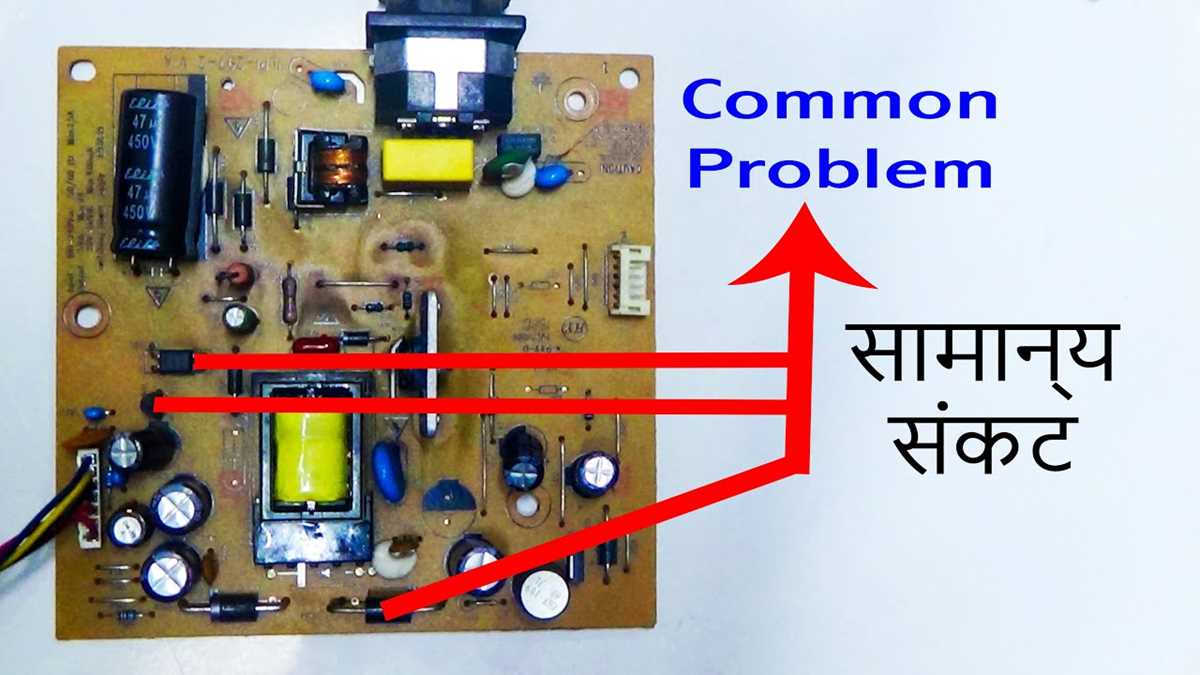 schematic diagram of power connector lcd monitor