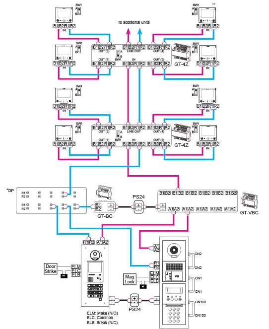 intercom system schematic diagram