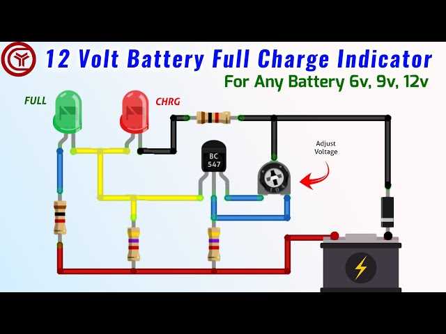 battery charging indicator circuit diagram battery charging indicator circuit diagram