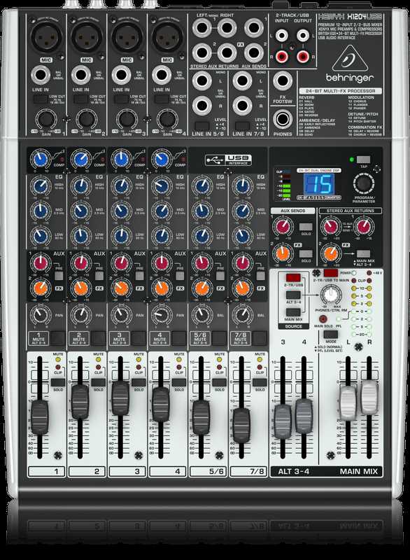 behringer xenyx 1204fx schematic diagram
