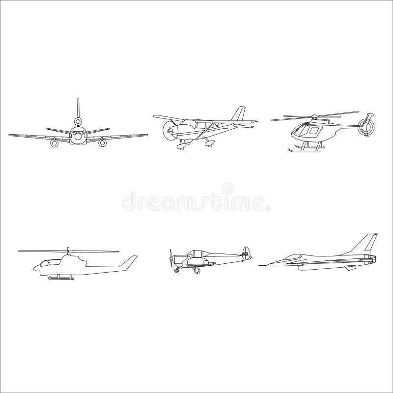 best way to learn different airplane schematic diagrams