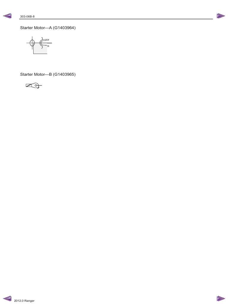 2003 ford ranger starter wiring diagram