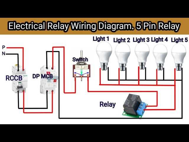 circuit diagram of relay switch