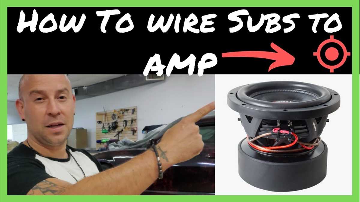 sub amp wiring diagram