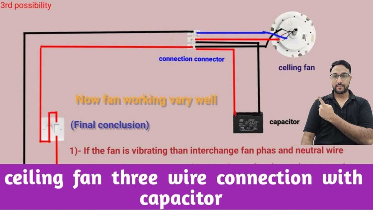 3 speed ceiling fan motor wiring diagram