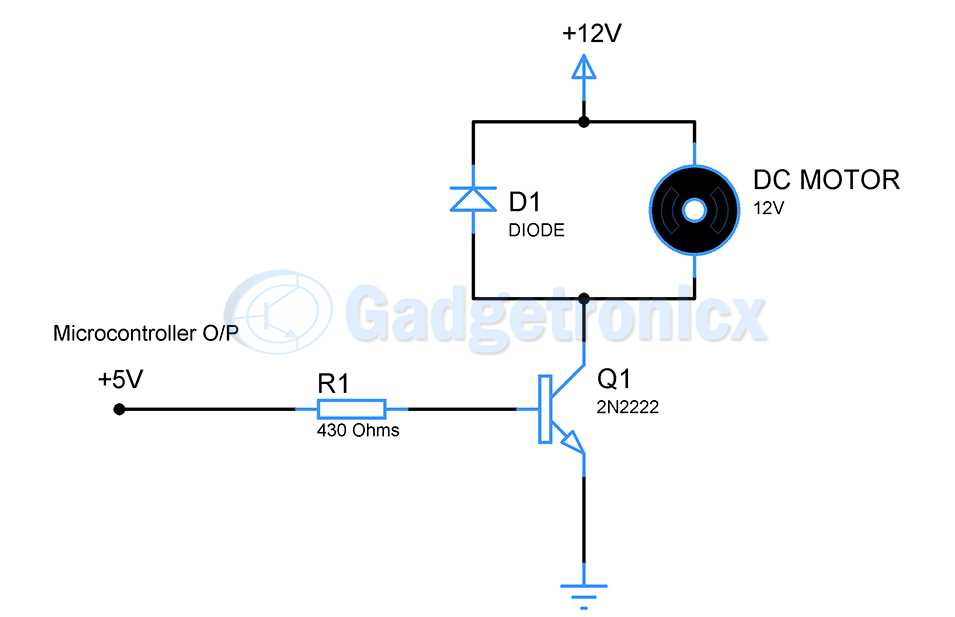 bjt as a switch circuit diagram