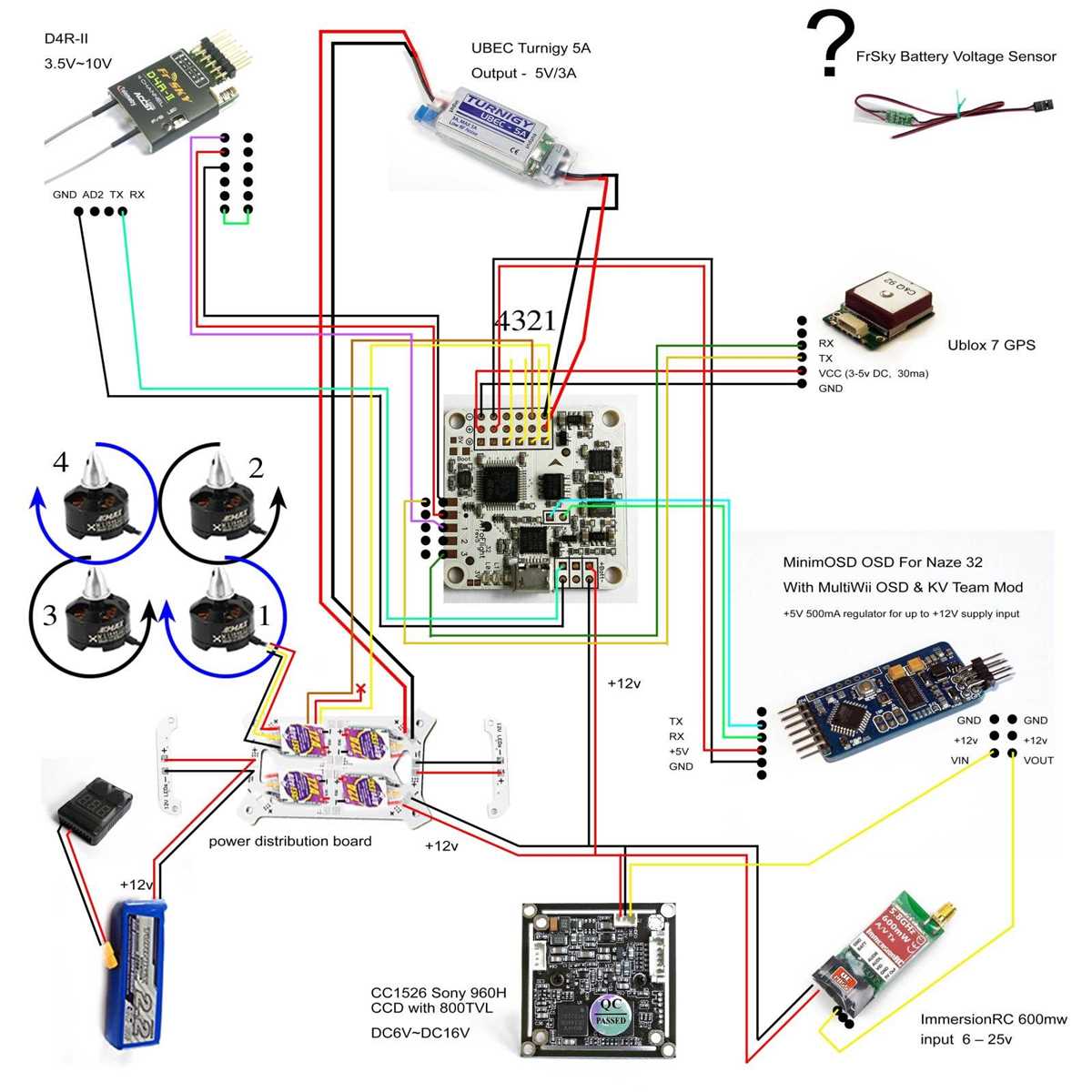 fpv drone schematic diagram