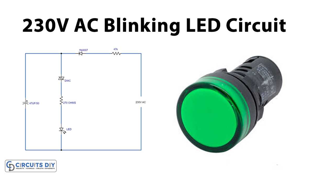 blinking circuit diagram
