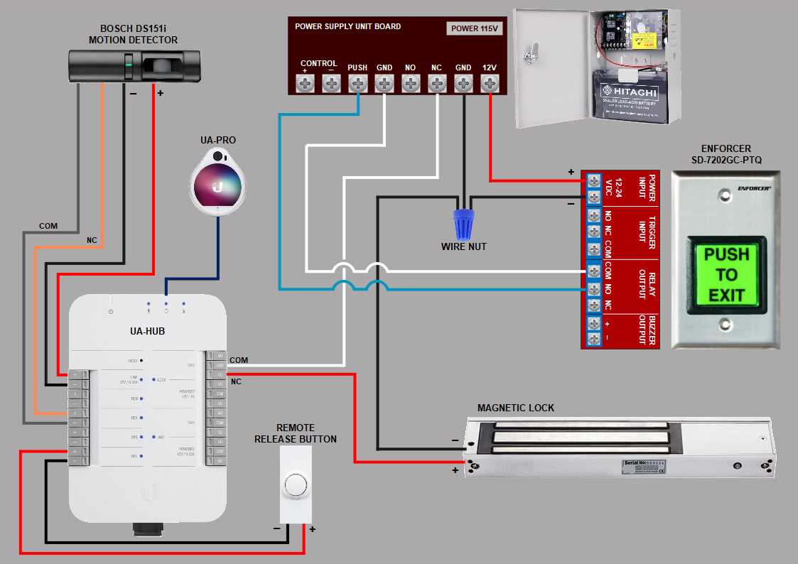 maglock wiring diagram