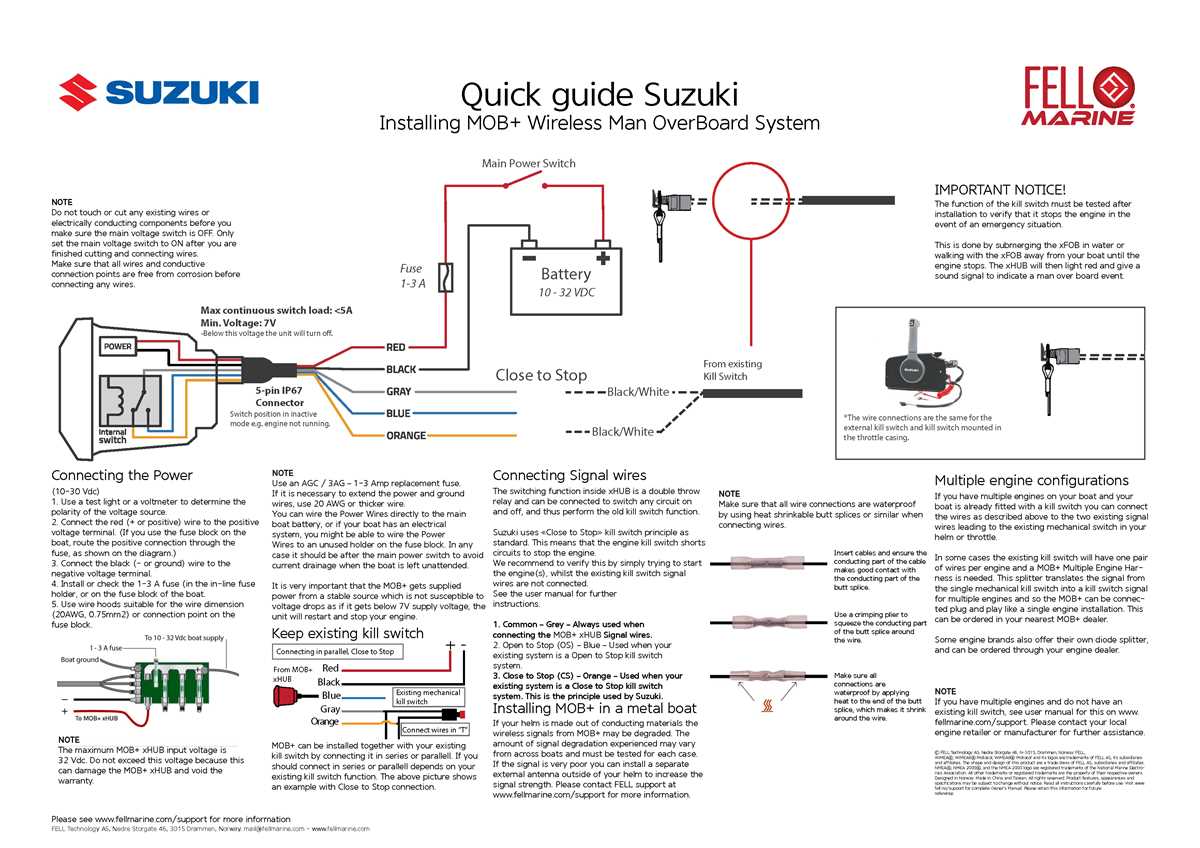 boat ignition kill switch wiring diagram