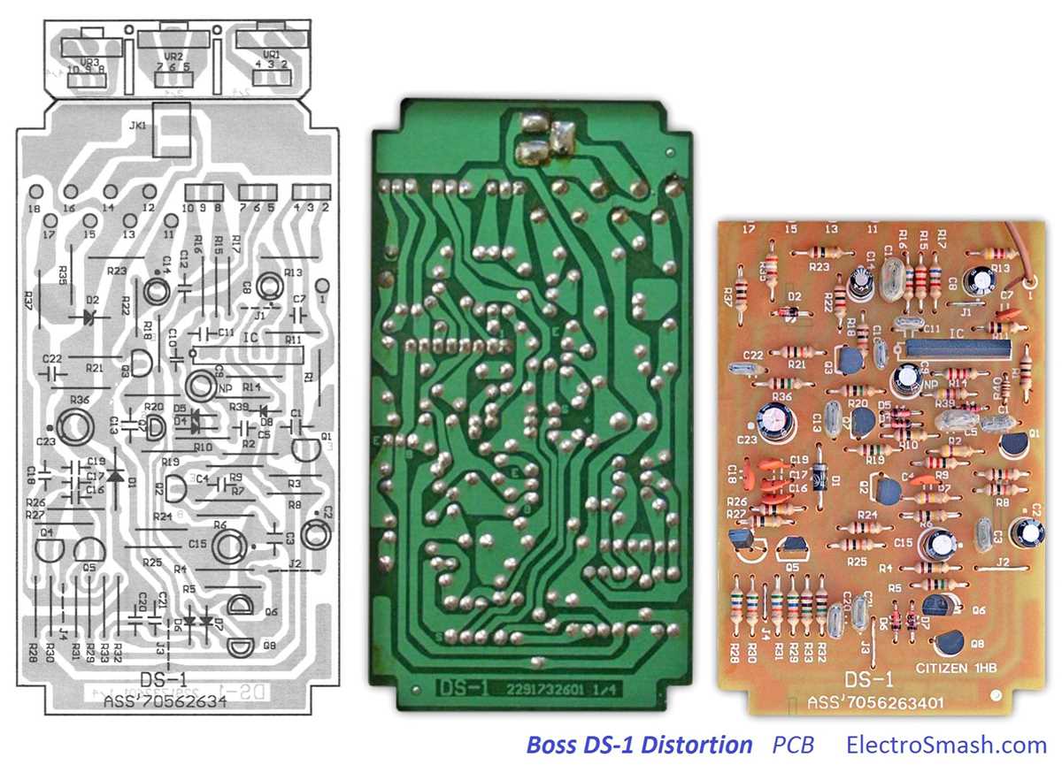 boss ds 2 schematic diagram