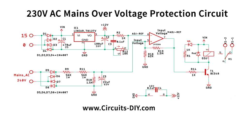 inverter overload protection circuit diagram