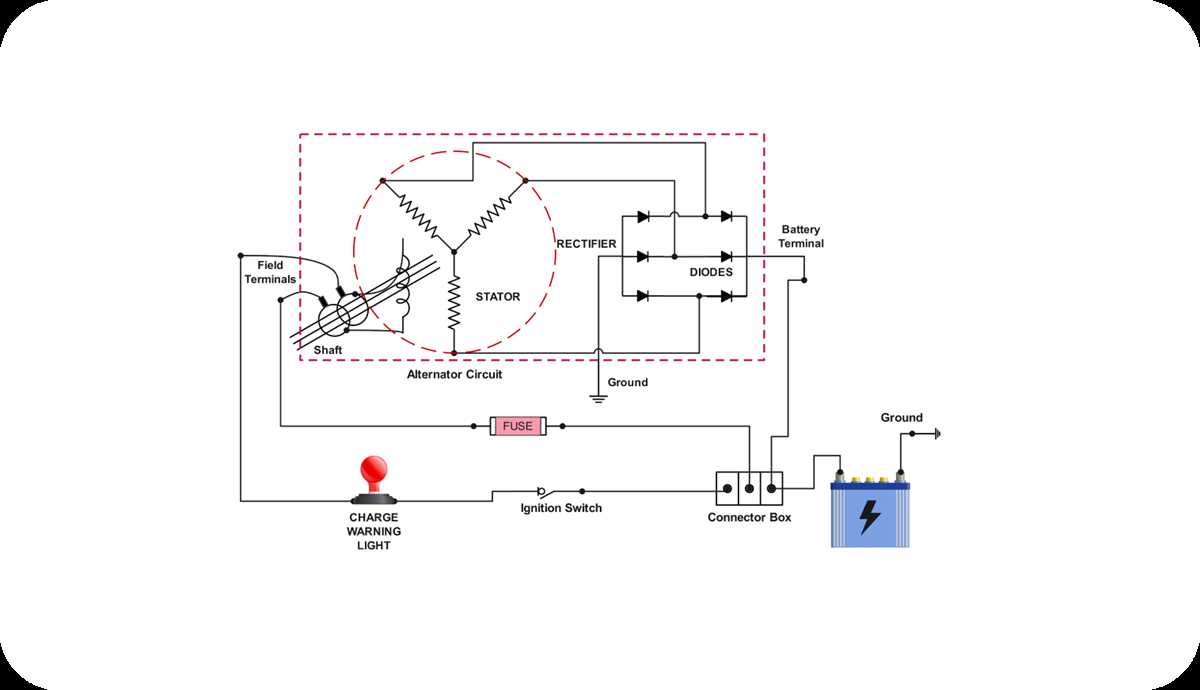 4 wire alternator wiring diagram