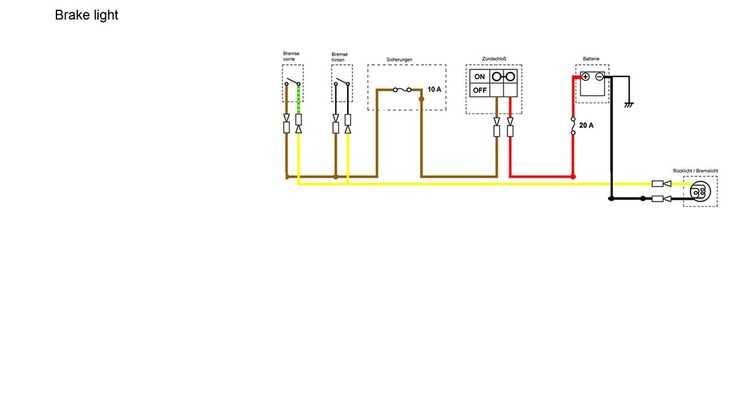 brake light wiring diagram