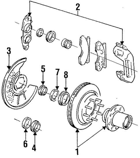brake line schematic diagram 1993 ford tempo gl