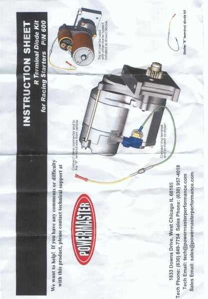 powermaster starter wiring diagram powermaster starter wiring diagram