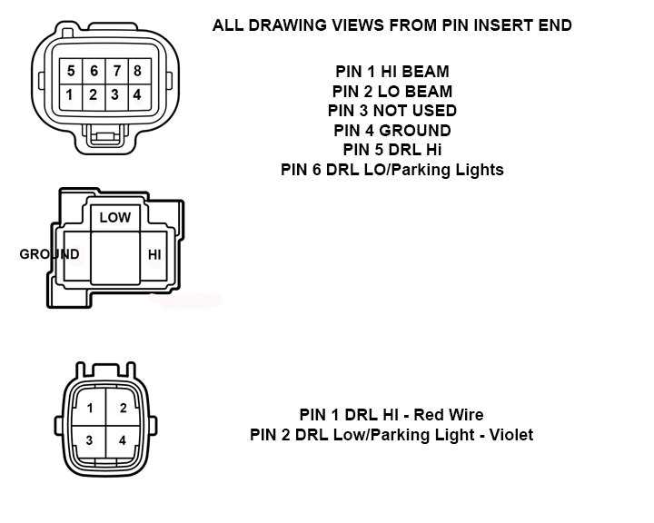 3 prong headlight wiring diagram