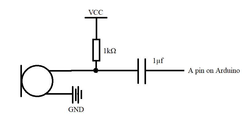 simple microphone circuit diagram