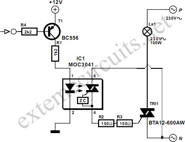 bta12 circuit diagram