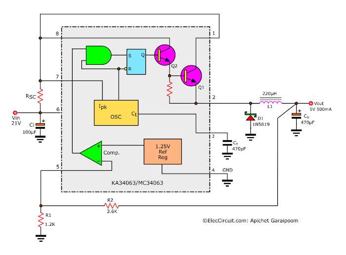 buck regulator circuit diagram
