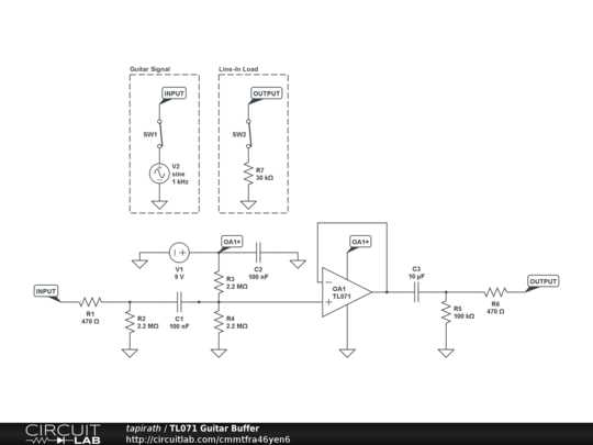 buffer amplifier circuit diagram