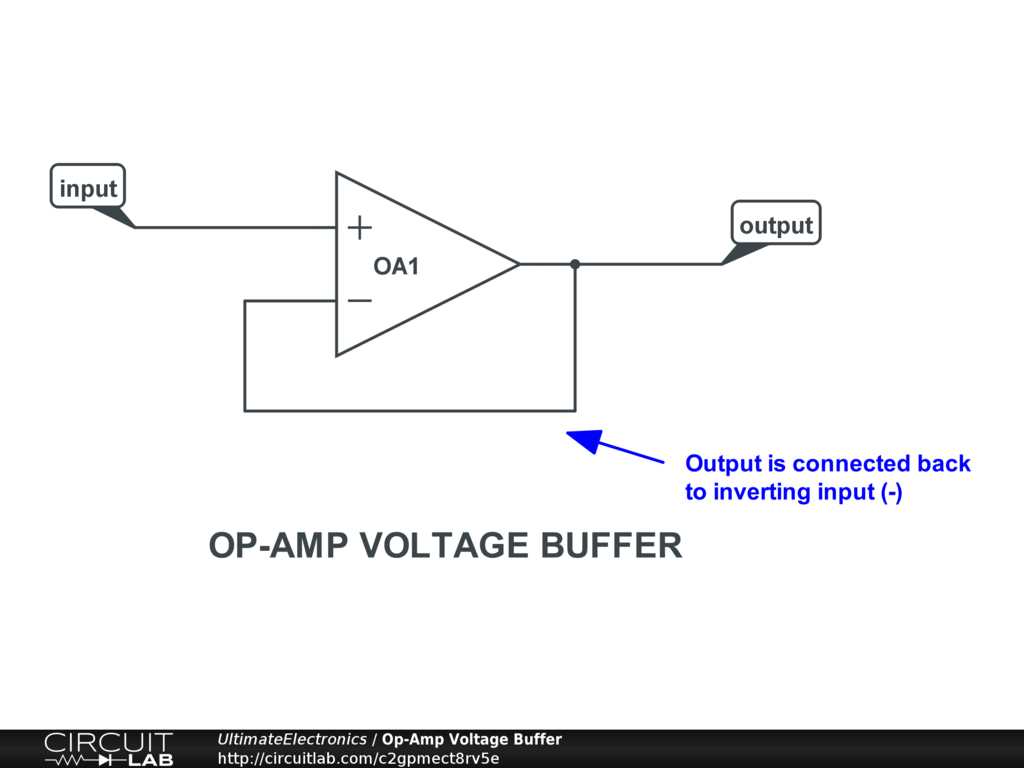 buffer amplifier schematic diagram