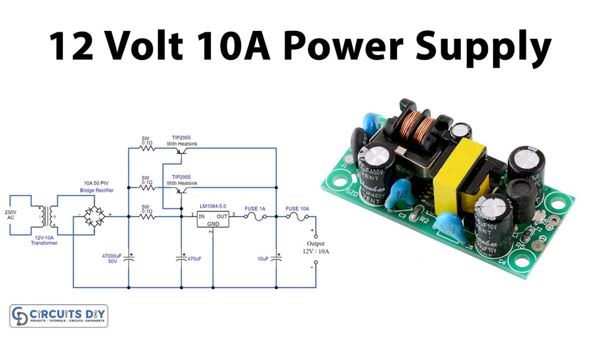 12 volt power supply schematic diagram