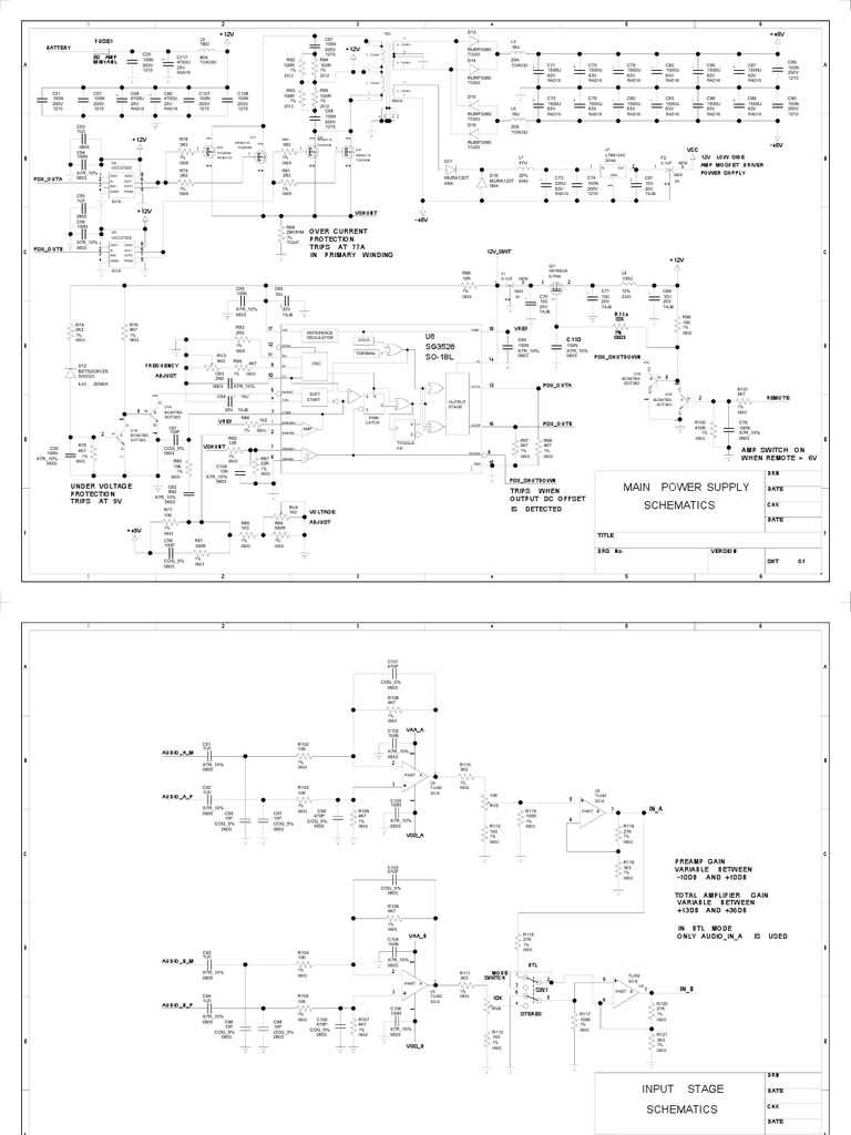 tda8954 amplifier circuit diagram