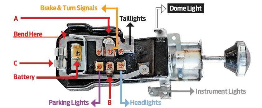 chevy headlight switch wiring diagram