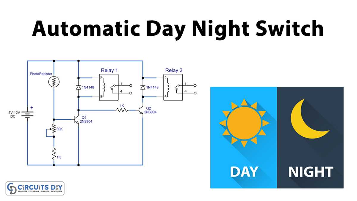automatic night lamp circuit diagram