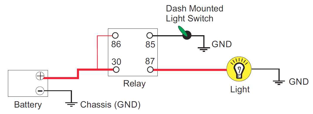 circuit diagram of relay
