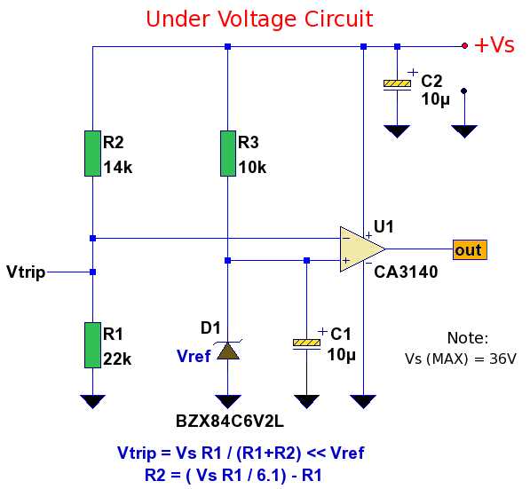ca3140 circuit diagram ca3140 circuit diagram