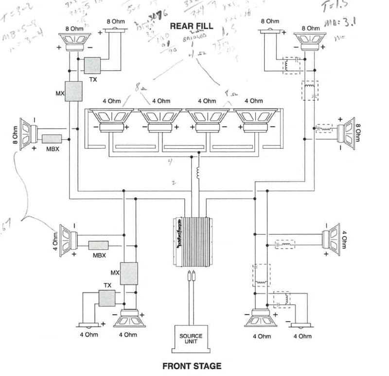 car audio schematic diagram
