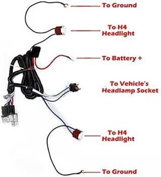 car headlight wiring diagram