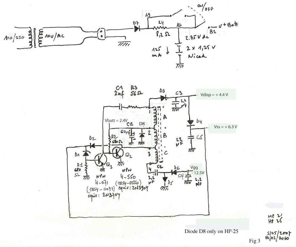 hp 5255 schematic diagram