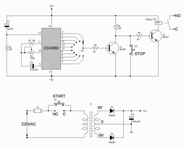 cd4060 circuit diagram cd4060 circuit diagram