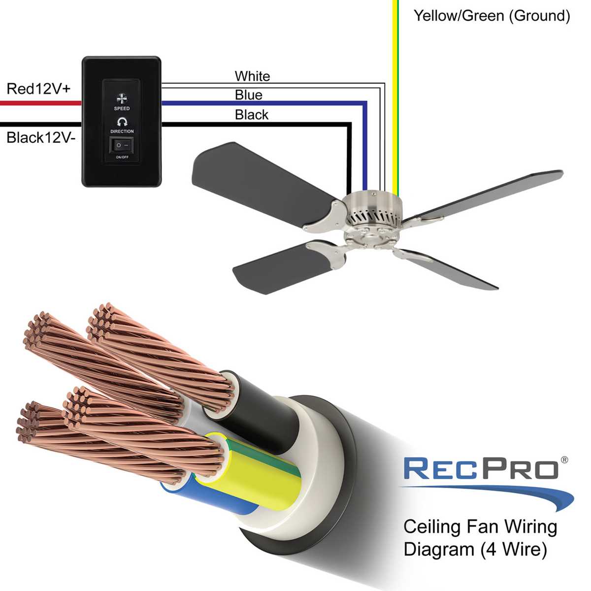 ceiling fan wiring diagrams