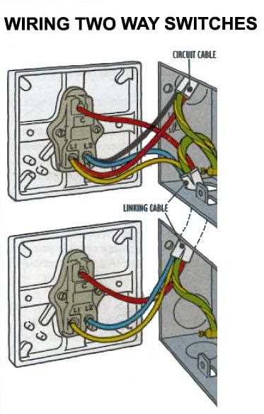 2 gang light switch wiring diagram