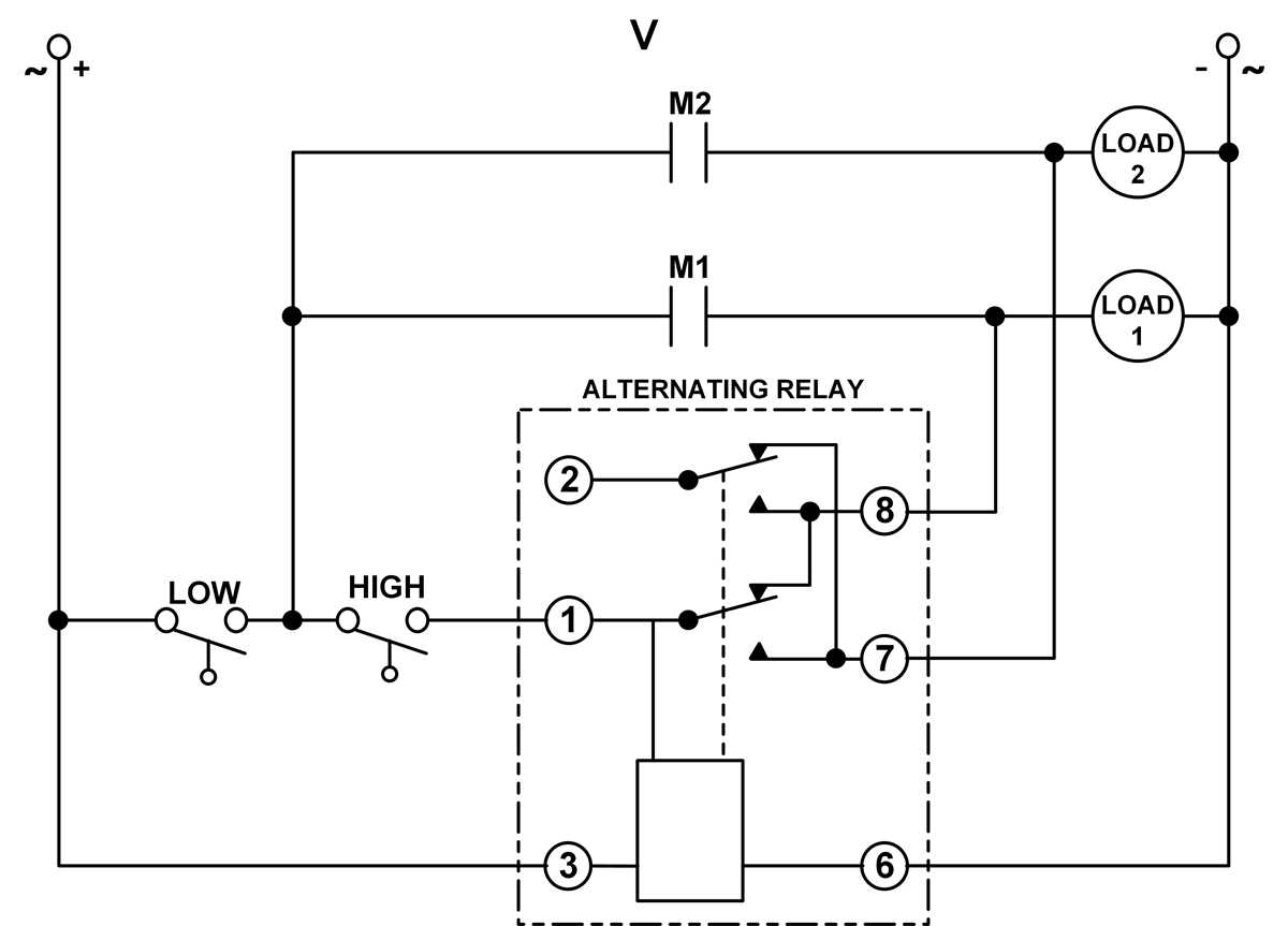 float switch circuit diagram