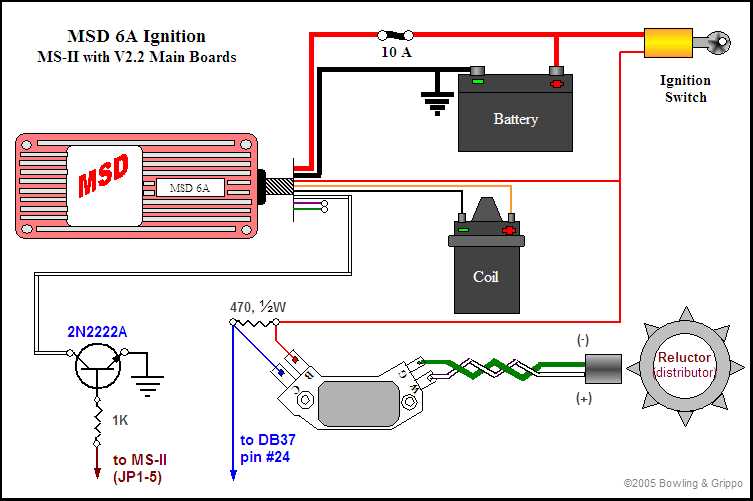 chevy msd wiring diagram